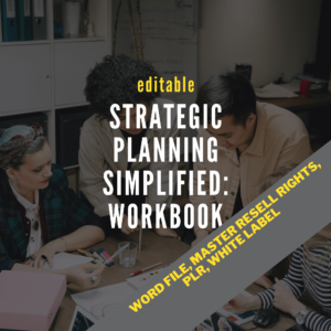 Strategic Planning Workbook – Your Essential Guide to Long-Term Business Success
