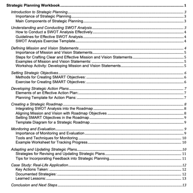 Strategic Planning Workbook – Your Essential Guide to Long-Term Business Success - Image 2