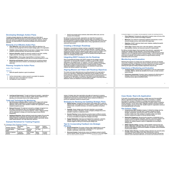 Strategic Planning Workbook – Your Essential Guide to Long-Term Business Success - Image 3