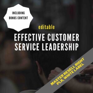 Customer Service Leadership eBook + Bonus Content (MRR)