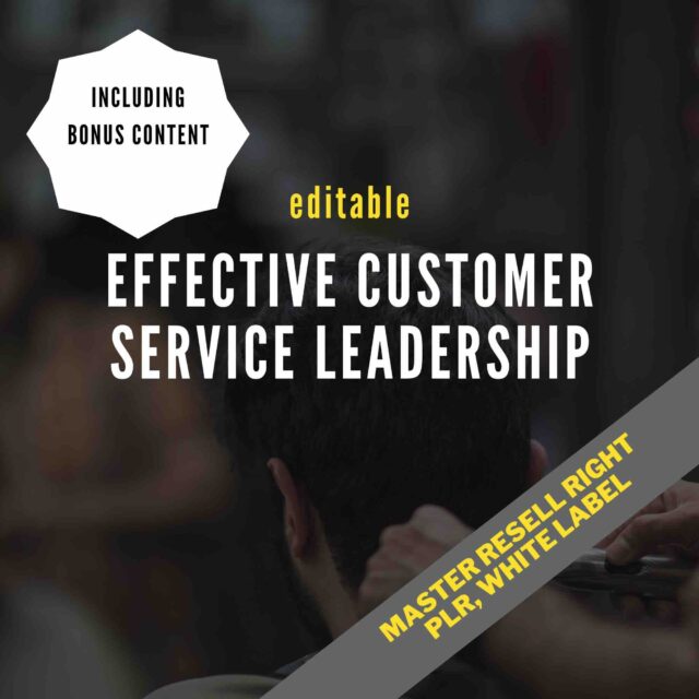 Customer Service Leadership eBook + Bonus Content (MRR)