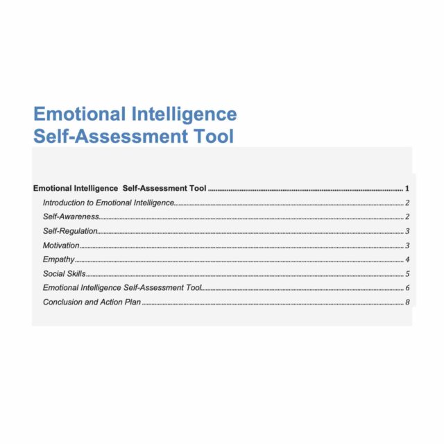 Emotional Intelligence Self-Assessment Tool Essentials - MRR Digital Download - Image 2