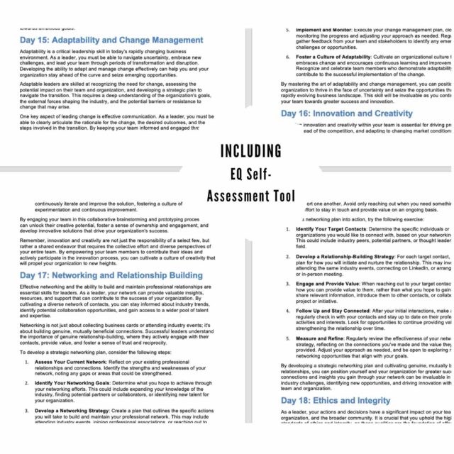 30-Day Leadership Program with Bonus Self-Assessment Tool - MRR Included - Image 3