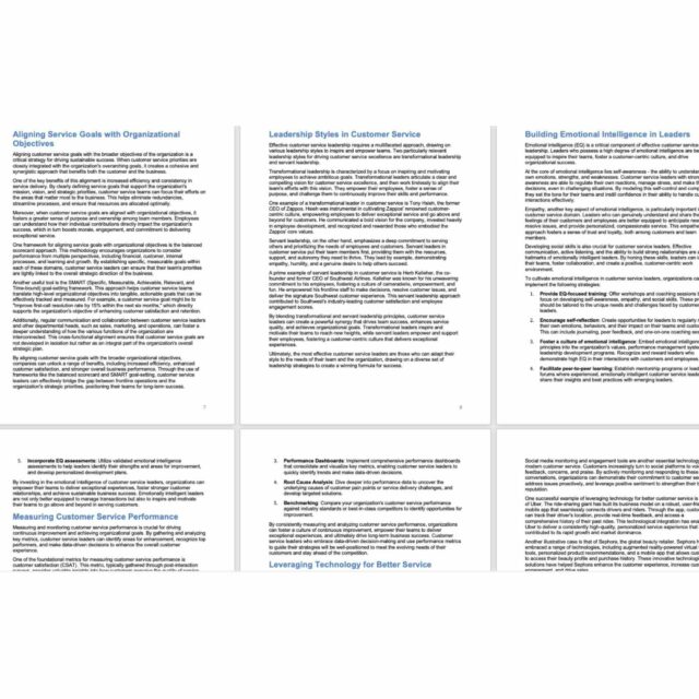 Customer Service Leadership eBook + Bonus Content (MRR) - Image 4