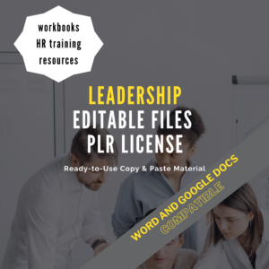 Leadership Skills – Editable Files (PLR)