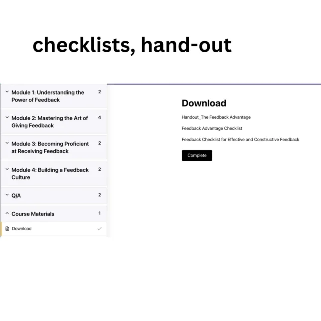 The Feedback Advantage Course: A New Leader’s Guide to Growth & Performance - Image 6