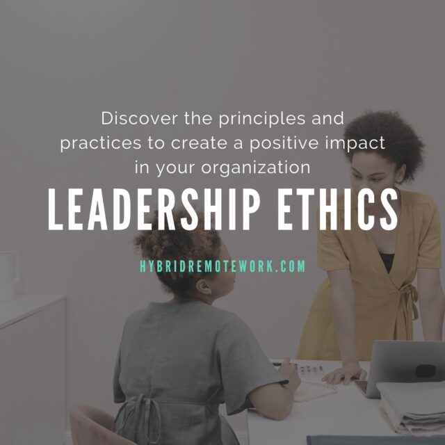 Leadership Ethics: Guide to Leading with Integrity and Purpose for New Managers - Skills